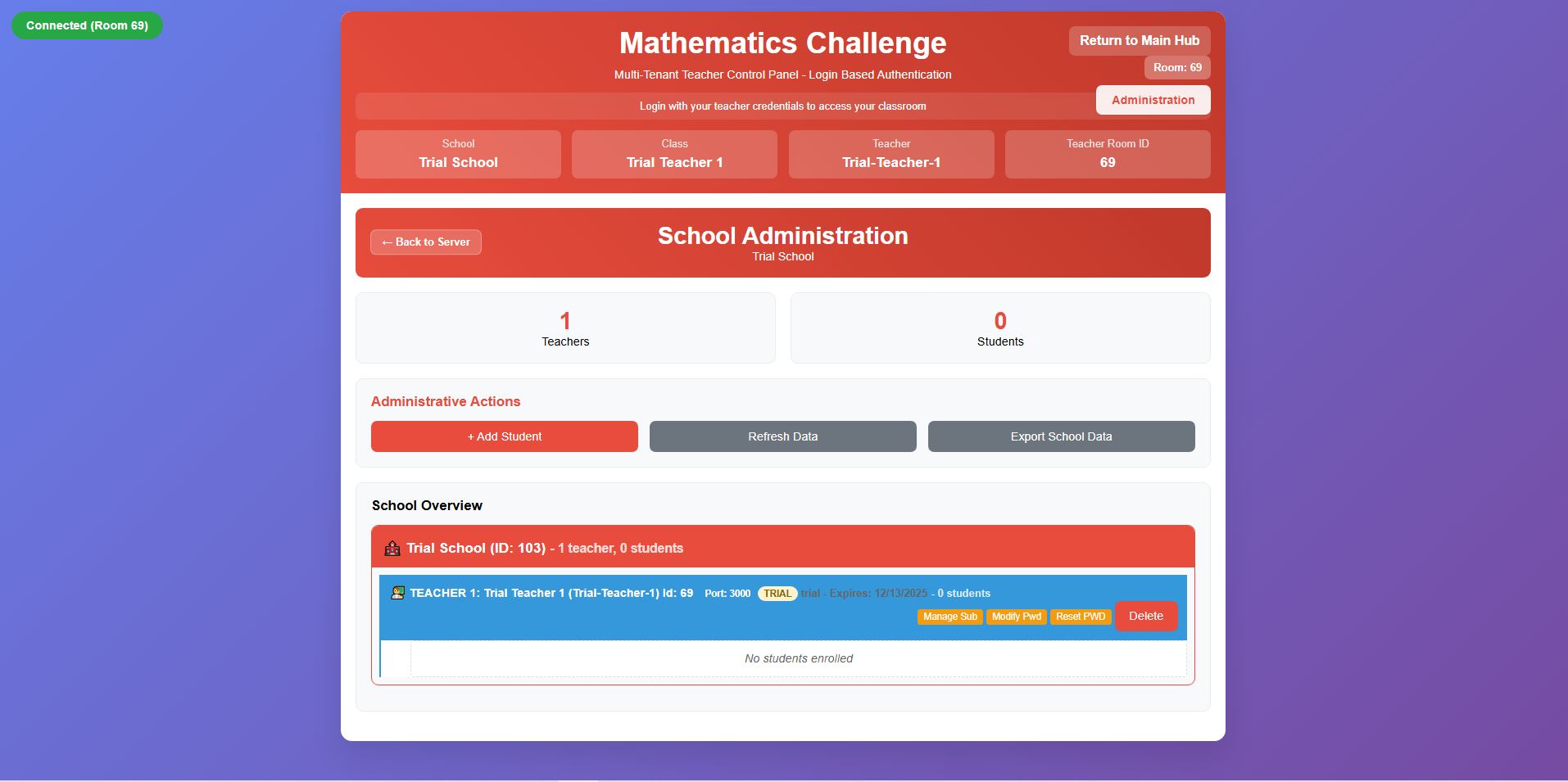 Login to Administration