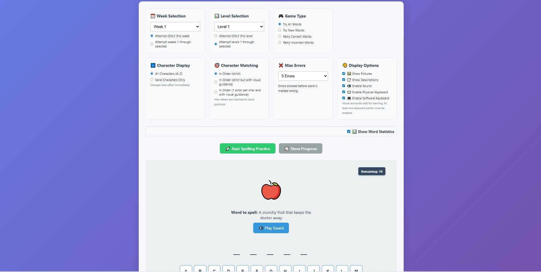Student - form 10 word