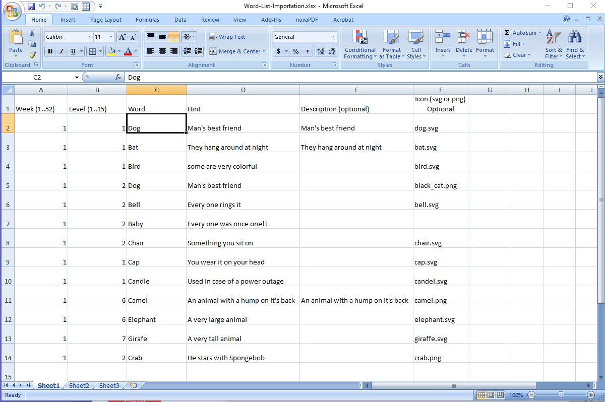 00a - The Imported Excel Imported in .JPG